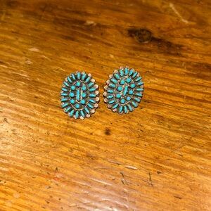 Authentic Turquoise Stud Earrings